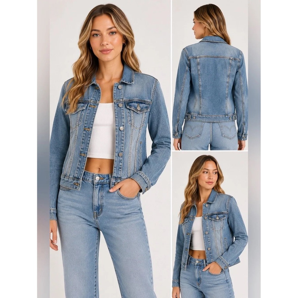 LuLaRoe Classic Denim Jacket Womens Small Blue New With Tags
